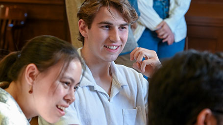 Northwestern Department of History students in class