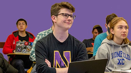 Northwestern Department of History students in class