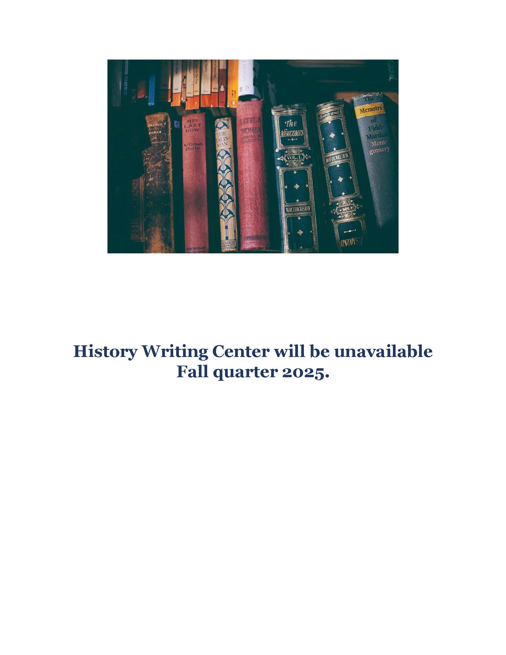 history-writing-center-fall-2025