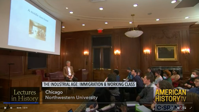 kevin boyle shares lecture filmed by c-span