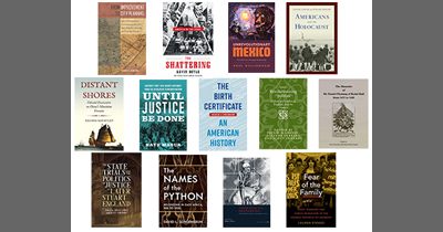 Image of books recently published