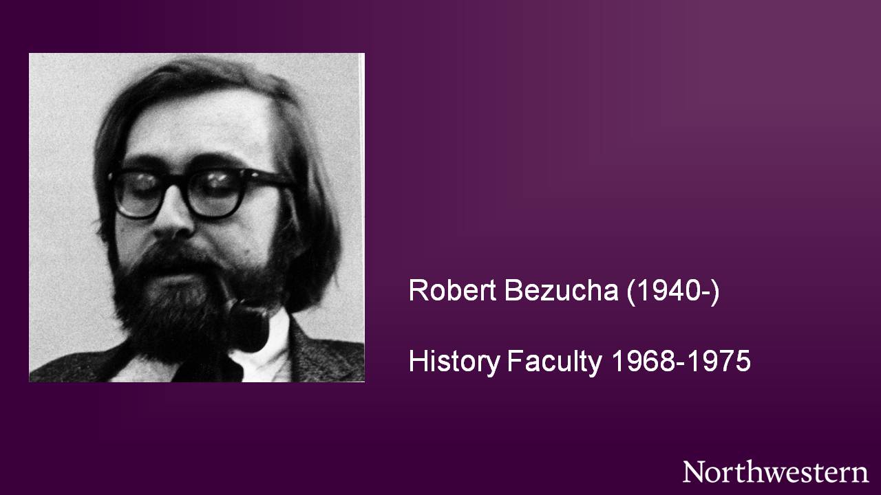 Robert Bezucha (1940-), History Faculty 1968-1975