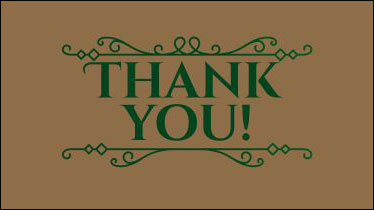 Thank You banner